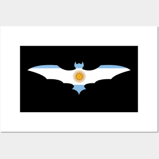 Bat Flag of Argentina Posters and Art